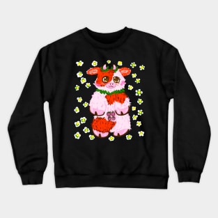 Strawberry Cow Crewneck Sweatshirt